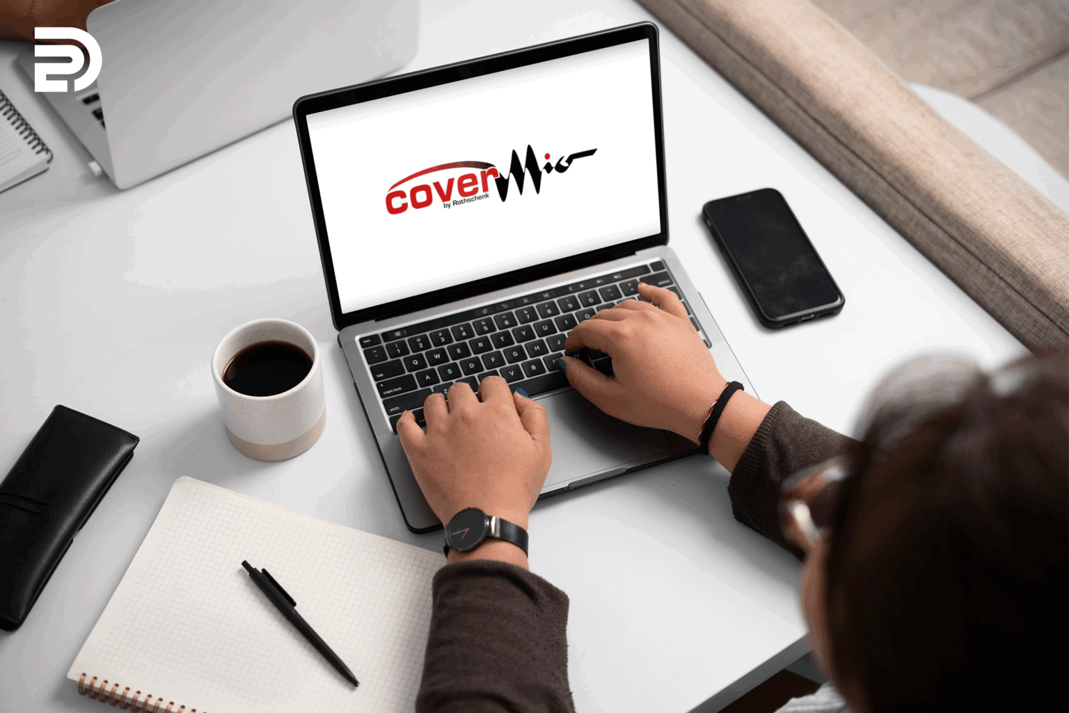 Logo animation for CoverMio