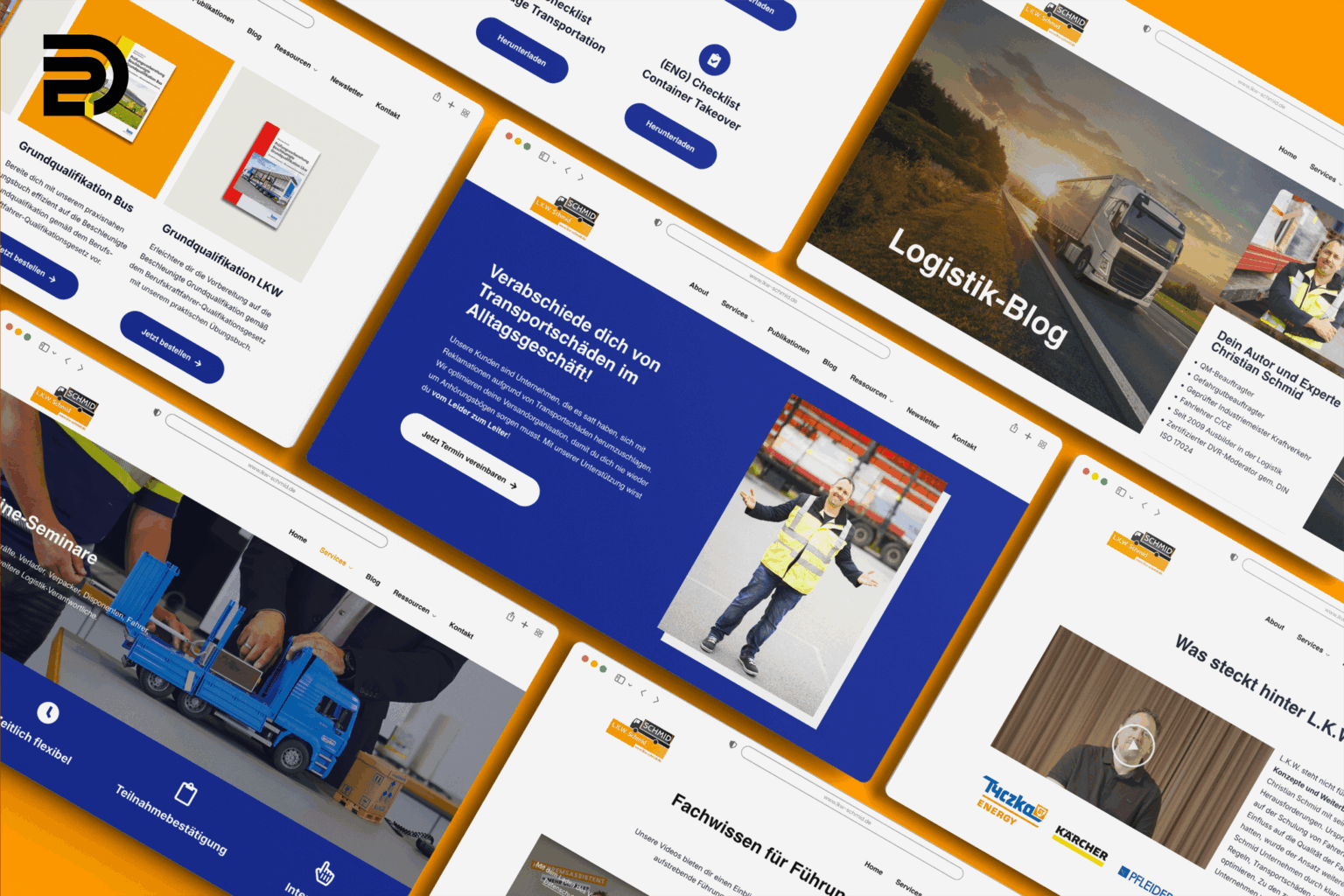 Simple, modern, fully responsive WordPress Website for L.K.W. Schmid